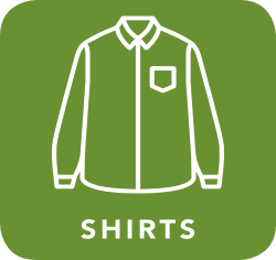 icon of shirt which is acceptable for recycling
